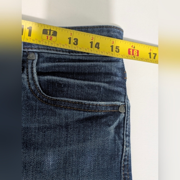 Kut from the Kloth Women's Mia Toothpick Skinny Jeans Size 6 Blue Distressed Euc - Picture 10 of 12